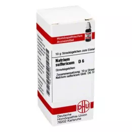 NATRIUM SULFURICUM D 6 glóbulos, 10 g