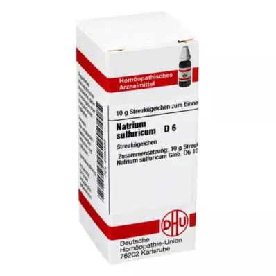 DHU Natrum sulfuricum D 6 glóbulos, 10 g