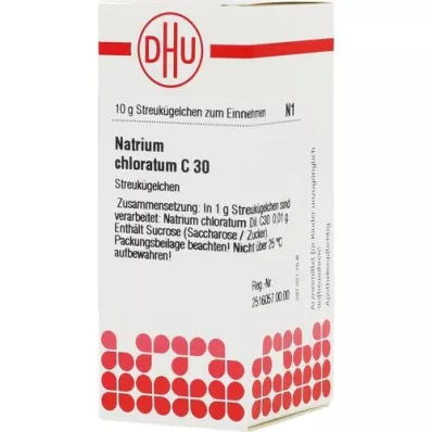 NATRIUM CHLORATUM C 30 glóbulos, 10 g