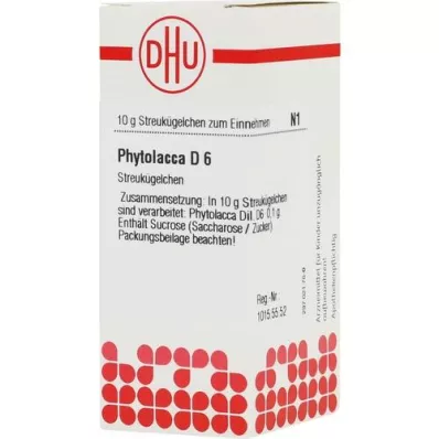 PHYTOLACCA D 6 glóbulos, 10 g