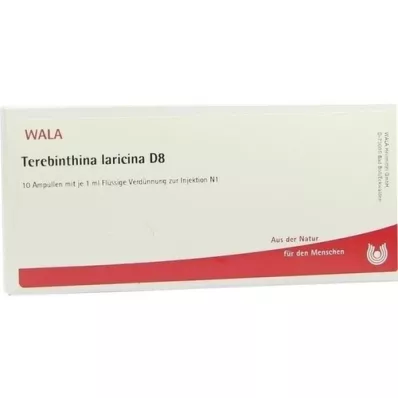 TEREBINTHINA LARICINA D 8 Ampollas, 10X1 ml