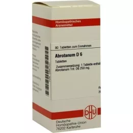 ABROTANUM D 6 pastillas, 80 uds