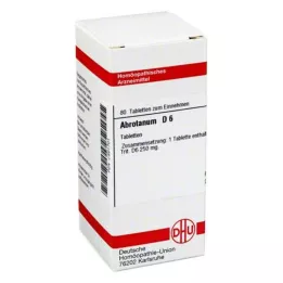 ABROTANUM D 6 pastillas, 80 uds