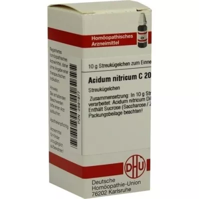 ACIDUM NITRICUM C 200 glóbulos, 10 g