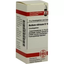 ACIDUM NITRICUM D 10 glóbulos, 10 g