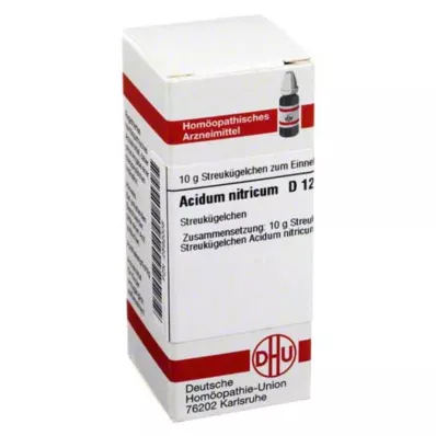 DHU Acidum nitricum D 12 glóbulos, 10 g
