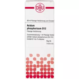 ACIDUM PHOSPHORICUM D 12 Dilución, 50 ml