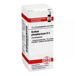 ACIDUM PHOSPHORICUM D 3 glóbulos, 10 g