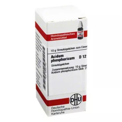 ACIDUM PHOSPHORICUM D 12 glóbulos, 10 g