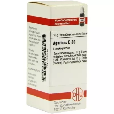 AGARICUS D 30 glóbulos, 10 g