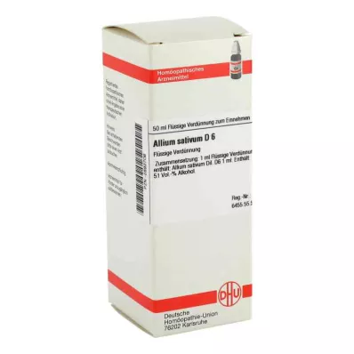 Allium Sativum D6 Dilución (50 ml)