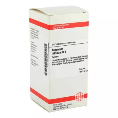 ARGENTUM NITRICUM D 8 pastillas, 200 uds ARGENTUM NITRICUM D 8 pastillas, 200 uds