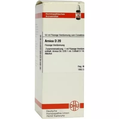 ARNICA Dilución D 20, 50 ml