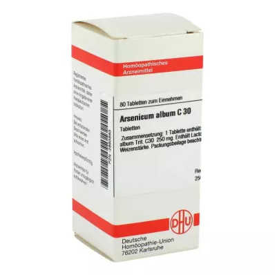 Arsenicum Album C30 tabletas (80 piezas) Arsenicum Album C30 tabletas (80 piezas)