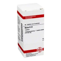 BORAX D 12 pastillas, 80 uds