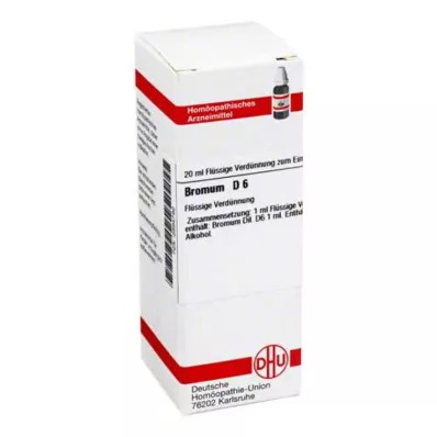 BROMUM D 6 Dilución, 20 ml