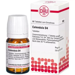 CALENDULA D 4 tabletas, 80 uds