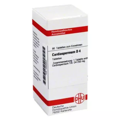 DHU Cardiospermum D 4 tabletas, 80 piezas