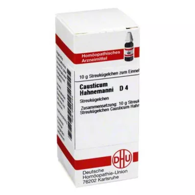 DHU causticum Hahnemanni D 4 glóbulos, 10 g
