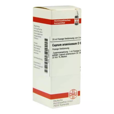 Cuprum Arsenicosum D6 Dilución (20 ml)