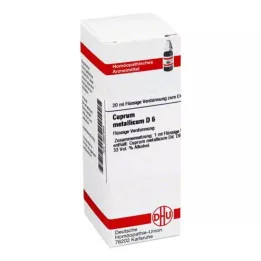 CUPRUM METALLICUM D 6 Dilución, 20 ml