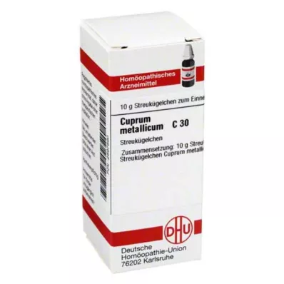 DHU Cuprum Metallicum C 30 glóbulos, 10 g