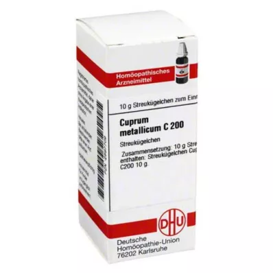 DHU Cuprum Metallicum C 200 glóbulos, 10 g