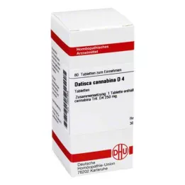 DATISCA cannabina D 4 comprimidos, 80 uds