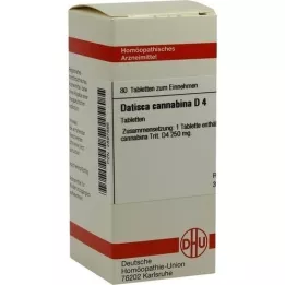 DATISCA cannabina D 4 comprimidos, 80 uds