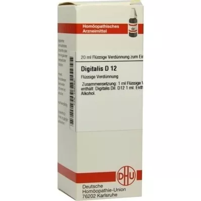 DIGITALIS D 12 Dilución, 20 ml