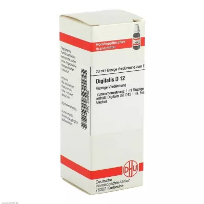 DIGITALIS D 12 Dilución, 20 ml