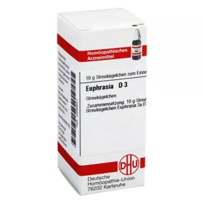 DHU Eufrasia D 3 glóbulos, 10 g