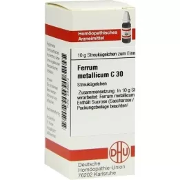 FERRUM METALLICUM C 30 glóbulos, 10 g