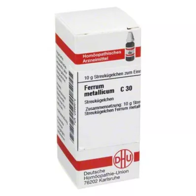 DHU Ferrum Metallicum C 30 glóbulos, 10 g