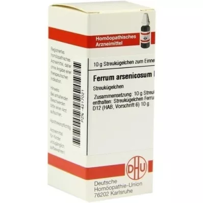 FERRUM METALLICUM D 12 glóbulos, 10 g