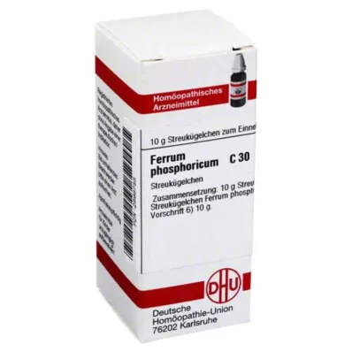 FERRUM PHOSPHORICUM C 30 glóbulos, 10 g