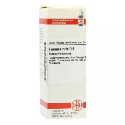 FORMICA RUFA D 6 Dilución, 20 ml