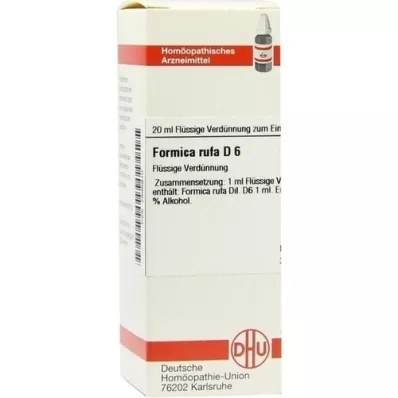 FORMICA RUFA D 6 Dilución, 20 ml