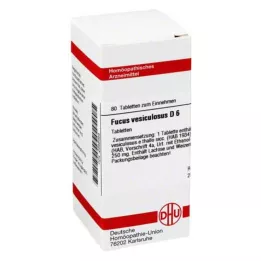 FUCUS VESICULOSUS D 6 pastillas, 80 uds