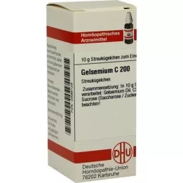 GELSEMIUM C 200 glóbulos, 10 g