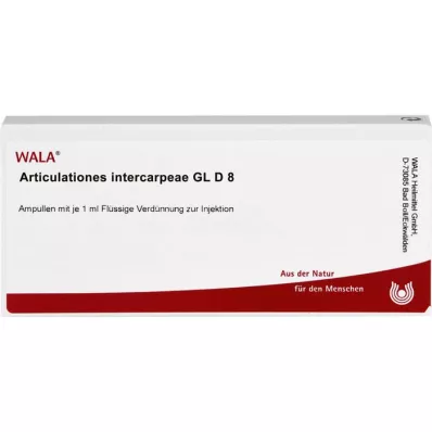 ARTICULATIONES intercarpeae GL D 8 ampollas, 10X1 ml