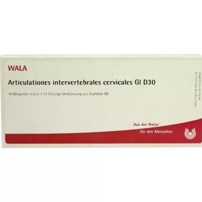 Articulaciones intervertebrales cervicales GL D 30 ampollas, 10X1 ml