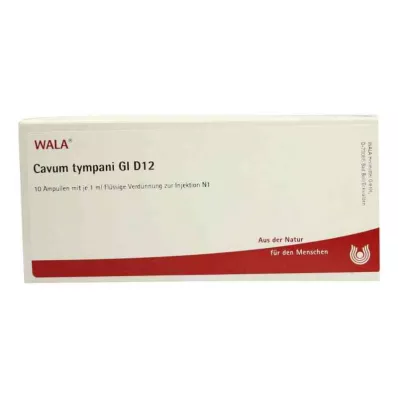CAVUM tympani GL D 12 ampollas, 10X1 ml