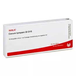 CAVUM tympani GL D 15 ampollas, 10X1 ml