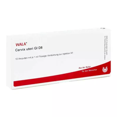 CERVIX uteri GL D 8 ampollas, 10X1 ml