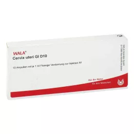 CERVIX uteri GL D 10 ampollas, 10X1 ml