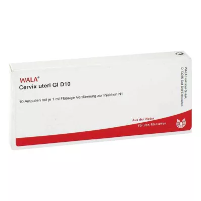 CERVIX uteri GL D 10 ampollas, 10X1 ml