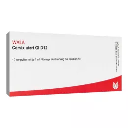 CERVIX uteri GL D 12 ampollas, 10X1 ml