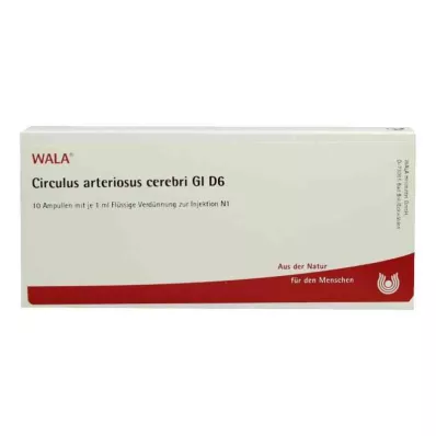 CIRCULUS arteriosus cerebri GL D 6 ampollas, 10X1 ml CIRCULUS arteriosus cerebri GL D 6 ampollas, 10X1 ml