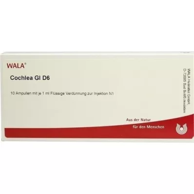 COCHLEA GL D 6 Ampollas, 10X1 ml